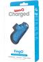 Charged Fing O Rechargeable Finger Mini Vibrator Waterproof - Blue