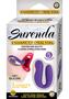 Surenda Enhanced Oral Vibe Rechargeable Silicone Vibrator - Purple/gold