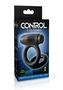 Sir Richard`s Control Rechargeable Vibrating Silicone Cock And Ball Cock Ring - Black